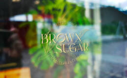 Window sticker Brown Sugar