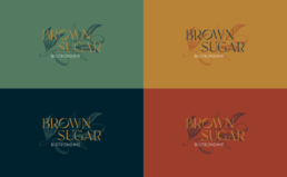 Logo different colours Brown sugar