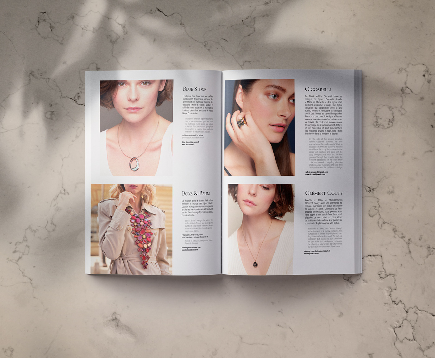 Page Blue Stone Magazine BOCI