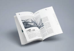 Page feu et glace mystérieuse magazine a journey to Iceland